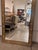 Restoration Hardware Illuminated Leaner Mirror in Aged Brass For Sale - Image 9 of 12