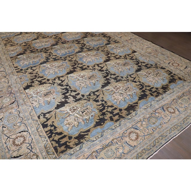 Zabihi Collection Antique Persian Bidjar Stunning Floral Oversize Rug - 10'10" x 17'8" For Sale In New York - Image 6 of 10