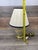 1990s Vintage Mid-Century Modern Porcelain & Brass Table Lamp For Sale - Image 5 of 6