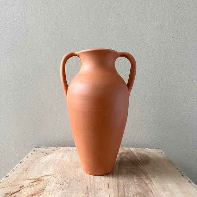 Sculpture Materials Paloma Natural Handmade Terracotta Amphora - Large For Sale - Image 7 of 7