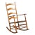 Antique Shaker Style Maple Ladder Back Rocker For Sale
