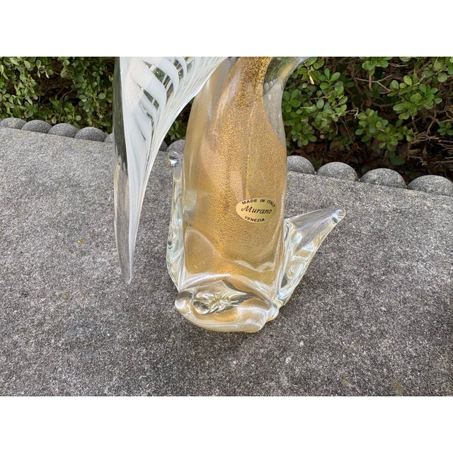 1950s Pair of Murano Glass Parrots For Sale - Image 9 of 11