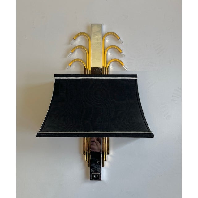 Skyscrape Wall Lamp in Brass and Chrome from WKR Leuchten, 1970s For Sale - Image 12 of 13
