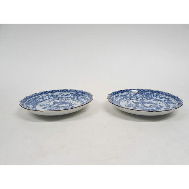 Porcelain Plates with Peacocks by Andrea for Sadek, Japan, 1970s, Set of 2 For Sale - Image 4 of 9