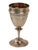 An antique Continental sterling silver kiddush cup, dating to the late 19th or early 20th century, with a neoclassical...