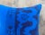 Asymmetric Blue Rug Pillow Cover For Sale In Los Angeles - Image 6 of 14