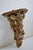 Mid 18th Century France XVIIIth Century Small Wall Bracket in Stuccoed and Gilded Wood, the Scalloped Top Supported by Zéphir For Sale - Image 5 of 13