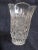 Transparent Cut Crystal Vase With Tulip Edging For Sale - Image 8 of 13