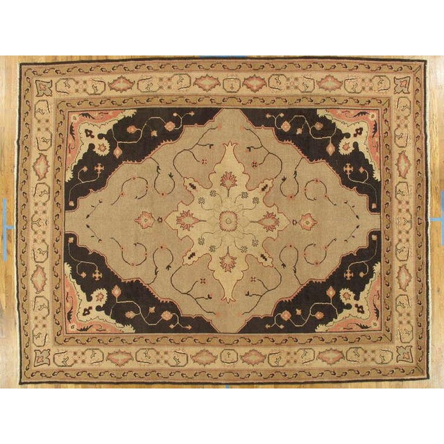 Early 20th Century Antique Indian Agra Carpet For Sale - Image 5 of 5