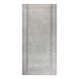 High-quality Antique Indian Gray, White Handmade Cotton Agra For Sale