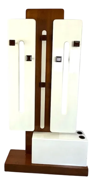Vintage Italian Coat Hanger in Lacquered Wood, 1960s