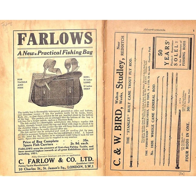 Paper "The Angler's Diary and Tourist Fisherman's Gazetteer" 1921 Sheringham, h.t. For Sale - Image 7 of 12