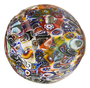 Venetian Murrine Little Sphere Wall Sconce in Murano Glass by Simoeng