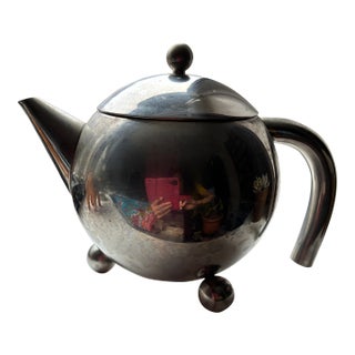 Late 20th Century Art Deco-Style Tea Pot For Sale