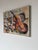 1974 Edward Urban Impressionist Still Life Oil on Canvas Painting, Wood Framed For Sale - Image 4 of 11