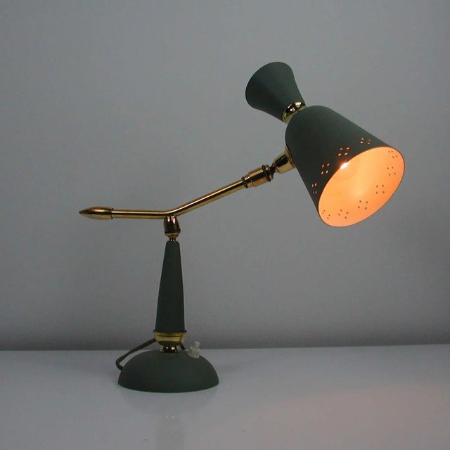 Mid-Century French Table Lamp, 1950s For Sale - Image 10 of 12