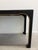 2020s Hickory White Modern Black Lacquer Console Desk With Brass Trim and Drawer For Sale - Image 5 of 12