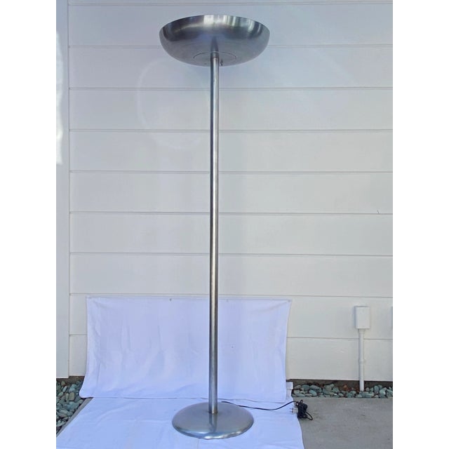 An American Art Deco modernist tall floor lamp designed by Kurt Versen in the 1930’s - 1940’s. Very rare and important...