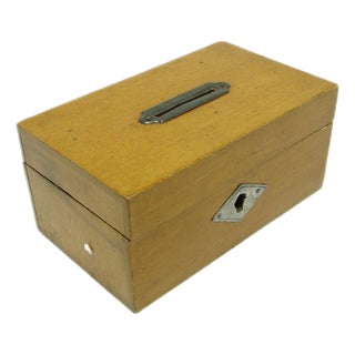 Art Deco Wooden Piggybank, Belgium, 1960s For Sale