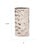 2020s Hammered Aluminum Oval Vase Bright Silver- Large For Sale - Image 5 of 5