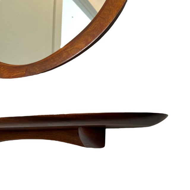 2000s Victor Di Novi Console Mirror and Shelf Set 2 Pieces Chairish