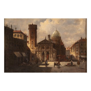 August Von Siegen, Barcelone, Oil Painting For Sale