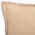 Boho Chic Rhea Pillow - Natural / Brown - 20" x 20" For Sale - Image 3 of 4