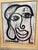 Abstract 1970s Original Peter Keil Abstract Portraiture Painting For Sale - Image 3 of 7