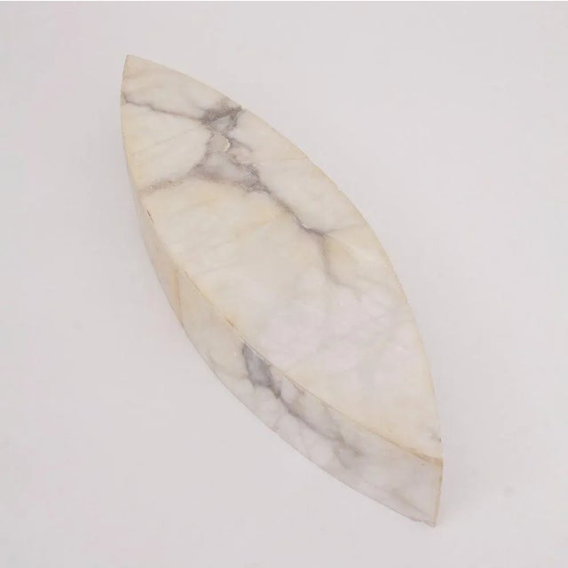 Mid-Century American Alabaster Wall Light, 1970s For Sale - Image 10 of 10