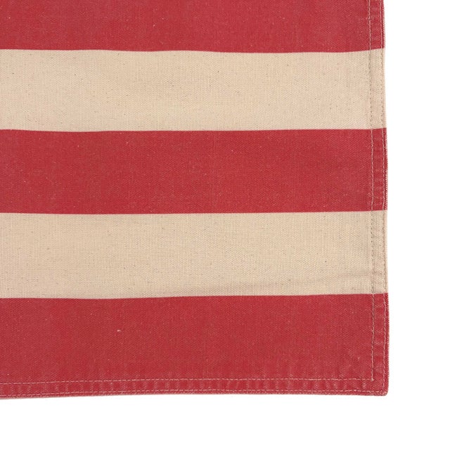100% Cotton Flag, Vintage Style Faded American Peace Sign, Double Sided Print For Sale - Image 4 of 6