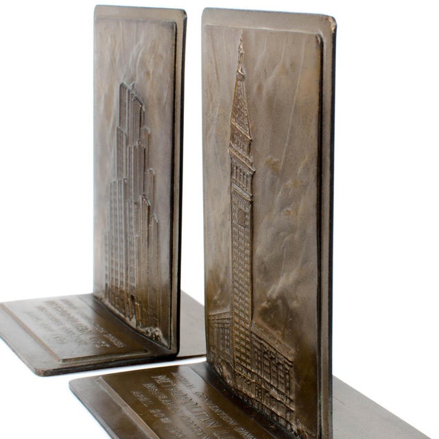 1940 Met Life New York City Bookends A Pair Chairish