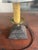 1940s Vintage French Style 1940s Wood Base Candlestick Night Lamp For Sale - Image 5 of 6