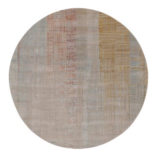 Rug & Kilim’s Modern Circle Rug With Multi-Color Abstract Pattern For Sale