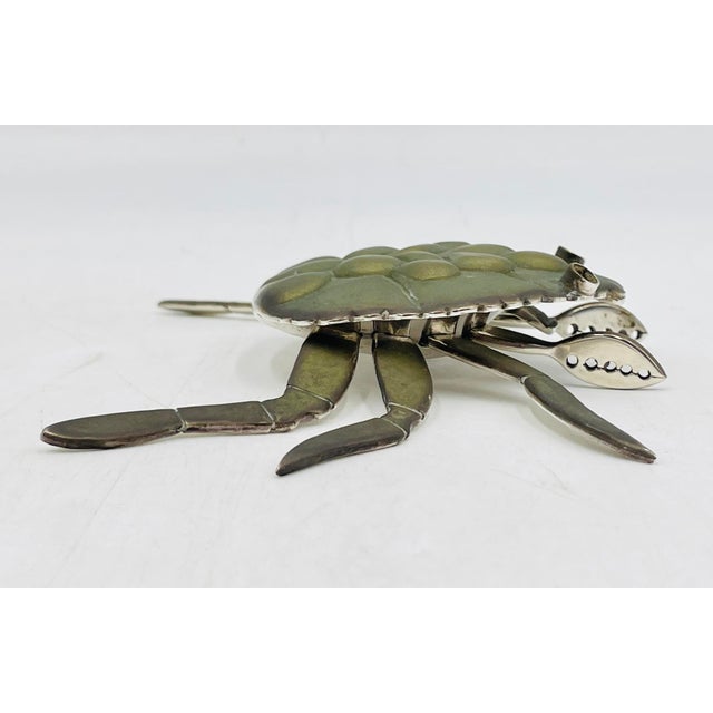Silver 1980s Emilia Castillo Articulated Silver-Plated Crab Sculpture, Latin American Art For Sale - Image 8 of 15