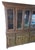 1970s Ethan Allen Jacobean Charter Oak Breakfront China Cabinet Hutch Display For Sale In Philadelphia - Image 6 of 11