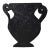 Wonky Brocade Textured Silhouette Vase For Sale