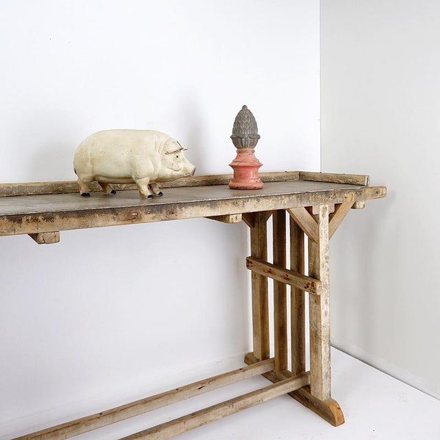 Mid-Century Iron Piggy Bank Sculpture For Sale - Image 11 of 12