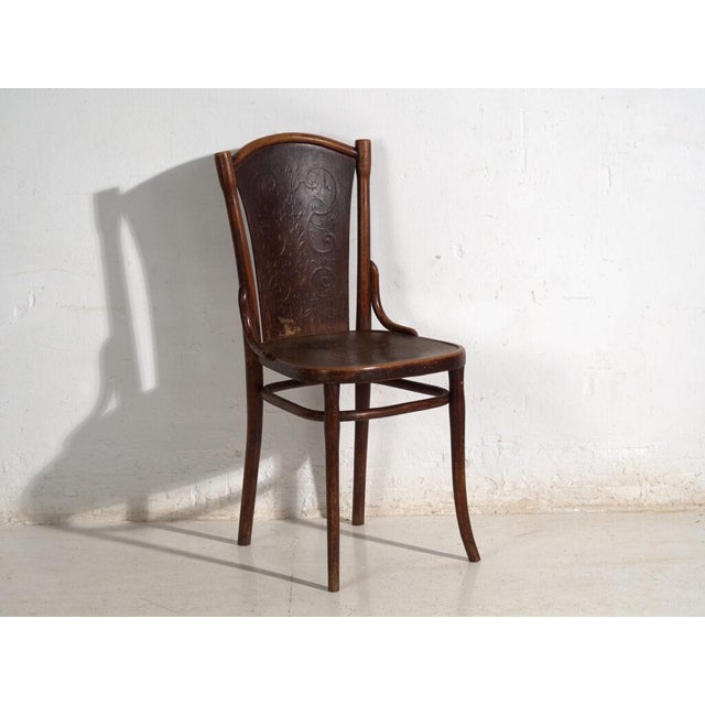 Brown Antique Bentwood Chairs, Central Europe, 1900s, Set of 2 For Sale - Image 8 of 11