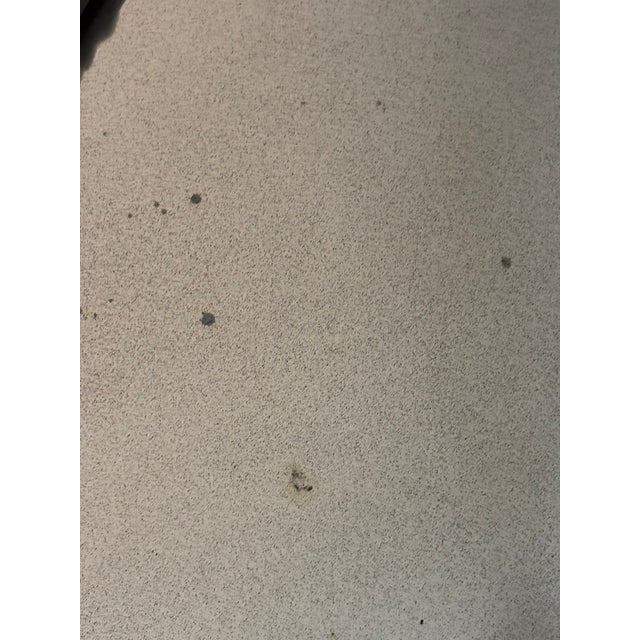 Large Vintage Italian Tole Acanthus Leaf Round Mirrored Tray / Round Mirrored Cocktail Tray For Sale - Image 17 of 17