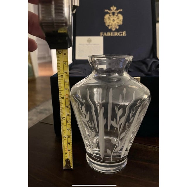 Vintage Faberge Printemps Crystal Night Bedside Carafe Set For Sale - Image 4 of 9