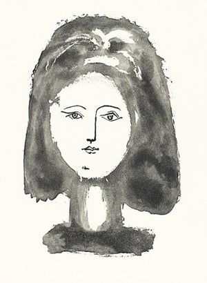 1985 Picasso Heliogravure 9 a Beautiful Woman Reproduction