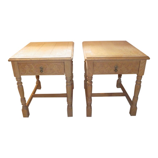 Henredon Rustic Country End Tables a Pair Chairish