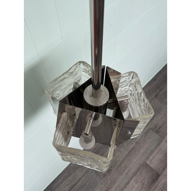 Vintage Austrian Pendant Lamp attributed to J.T. Kalmar, 1970s For Sale - Image 10 of 18