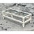 Wood Vintage Coastal Cerused Pencil Reed Coffee Table For Sale - Image 7 of 14