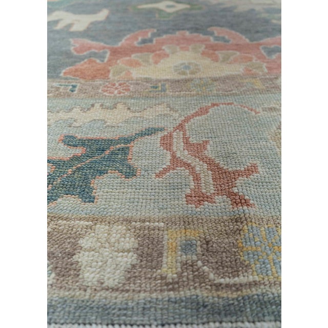 Turkish Turkish Oushak Rug 9'6" x 13' #20376 For Sale - Image 3 of 8