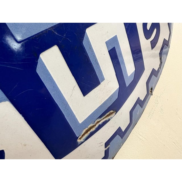 Automobiles Mathis Sign in Enamel, France, 1930s For Sale - Image 11 of 15