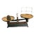 1800’s French Force 5 Kilo Iron Scale With Brass Pans and Weights For Sale