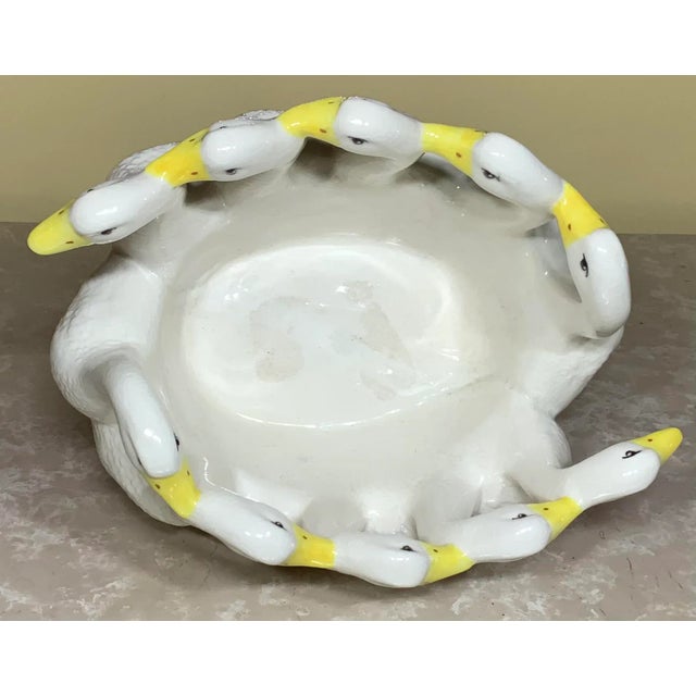 Ceramic Vintage Porcelain Ducks Candy Dish For Sale - Image 7 of 13