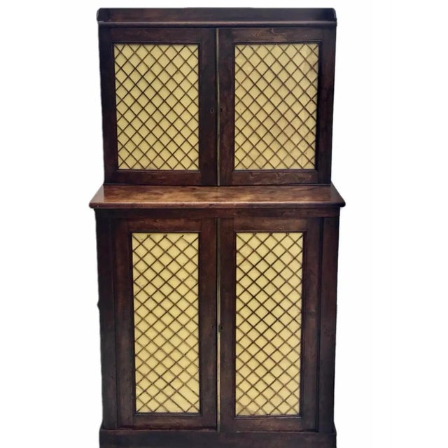 Brown 19th Century English Regency Two-Tier Chiffonier For Sale - Image 8 of 10