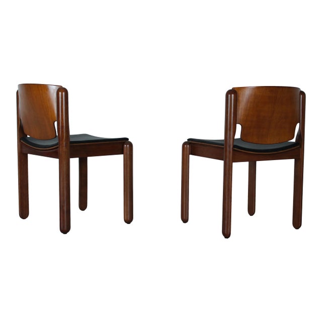Model 122 Stackable Dining Chairs by Vico Magistretti for Cassina, 1967, Set of 6 For Sale - Image 14 of 18